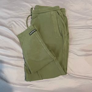 Alphalete Identity Jogger. Olive color
